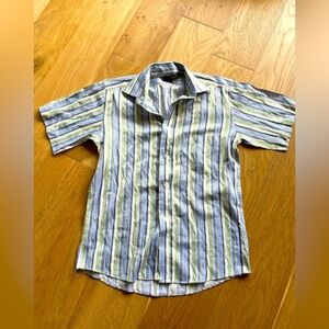 Paul Smith stripped button down mens short sleeve shirt